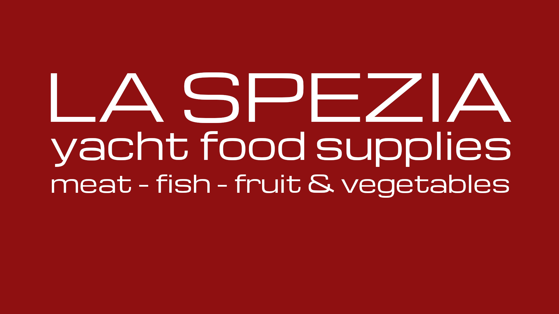 La Spezia Yacht Food Supplies